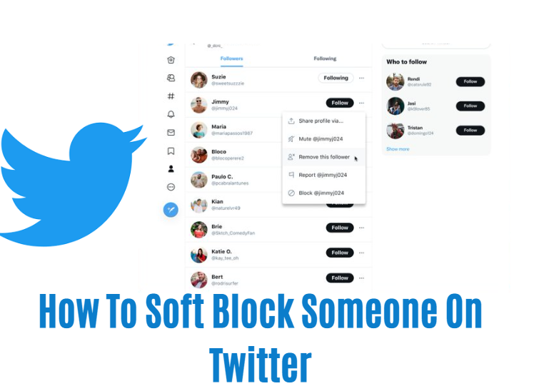 How To Soft Block Someone On Twitter