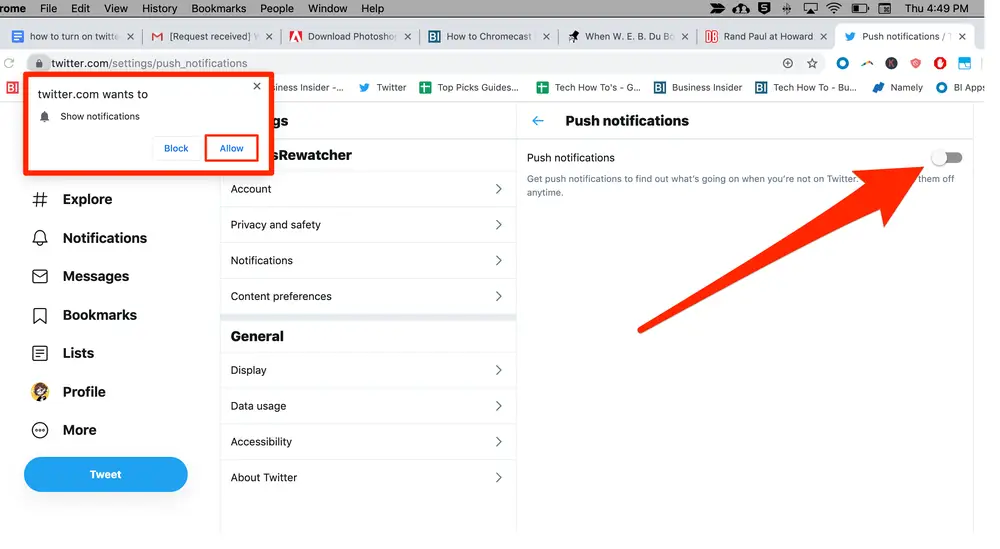 How To Turn On Twitter Notifications For Specific Accounts On Desktop and Mobile